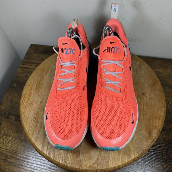 Nike Air Max 270 Shoes Womens Size 11 Bright Crimson Blue CI5856-600 Mesh - Picture 2 of 8